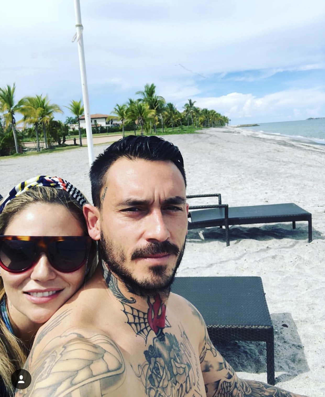 Mauricio Pinilla y Gissella Gallardo