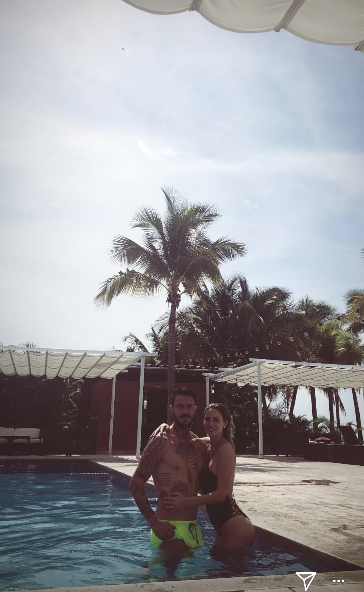 Mauricio Pinilla y Gissella Gallardo