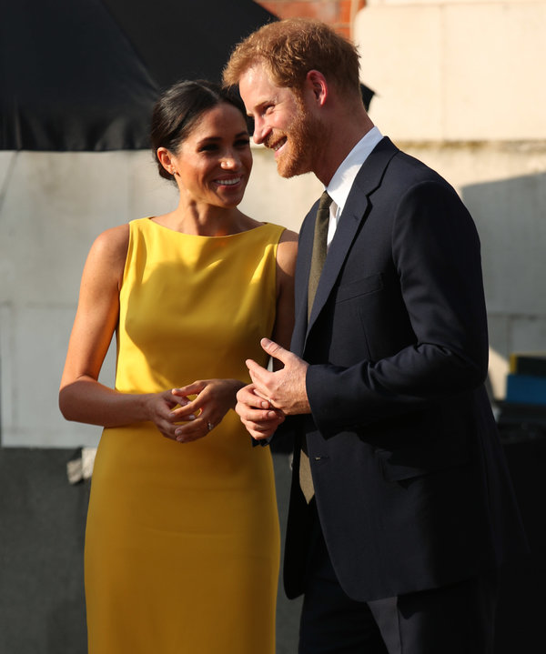 Ya como Duques de Sussex, en un evento en Londres, hace pocas semanas.