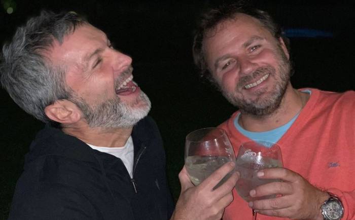 Gonzalo Cisternas y Cristián Sánchez mantienen una excelente relación.