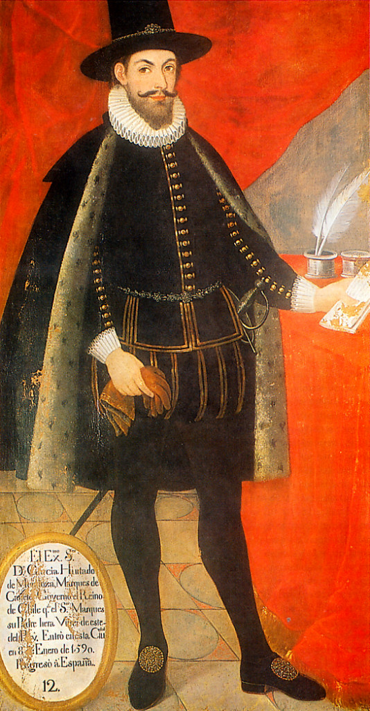Don García Hurtado de Mendoza (1535-1609), gobernador de Chile entre 1556 y 1561.
