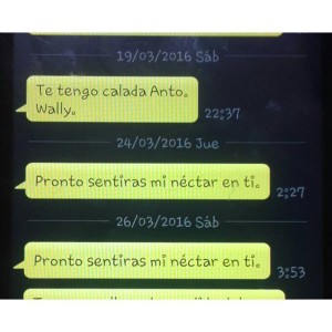 Joven acosada
