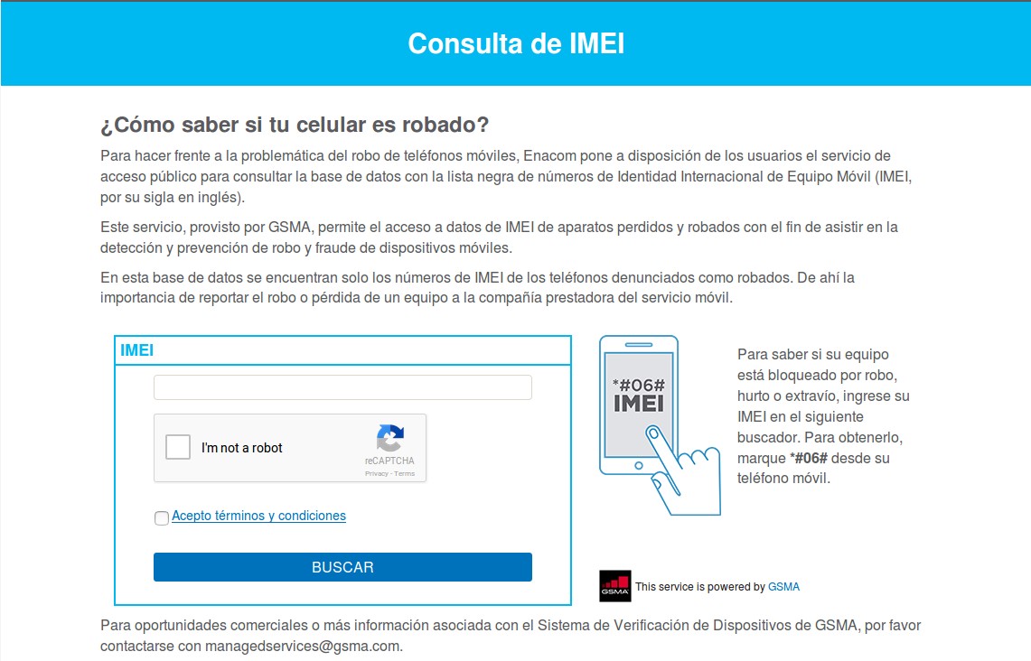 Celulares robados
