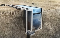 Fotos de la impactante y extrema casa que se encuentra incrustada en un acantilado