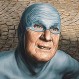 ¿Cómo sería la vida de un anciano superhéroe? Estas pinturas dan pistas claves