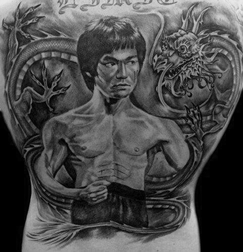 tatuajes Bruce Lee