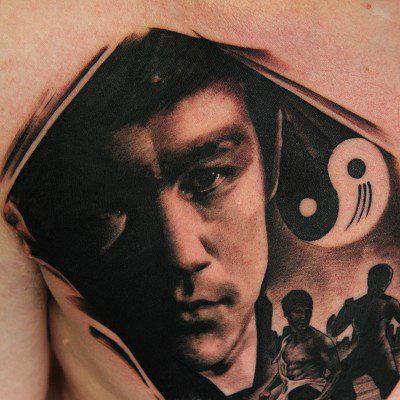 tatuajes Bruce Lee