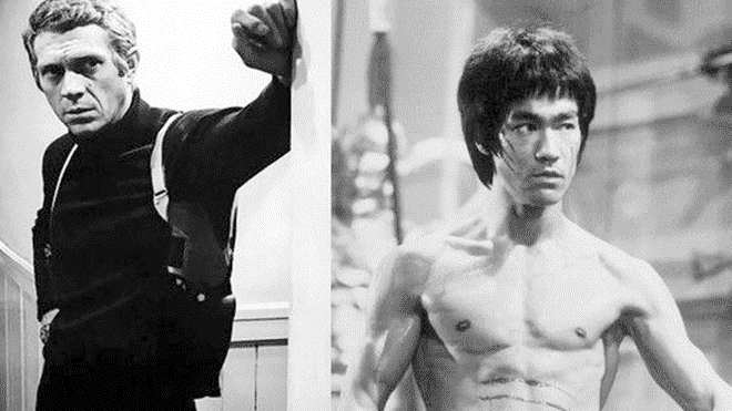 bruce lee y steven mcqueen