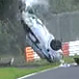 Impactante accidente de auto en mítica pista de velocidad alemana: Videos sobrecogedores