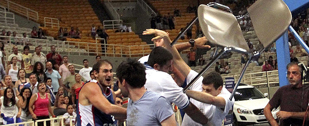 Pelea en partido Pelea en partido