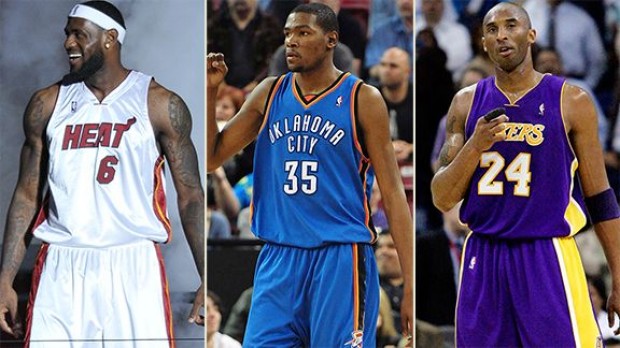 Bryant, Lebron y Durant: lo mejor de la NBA Bryant, Lebron y Durant: lo mejor de la NBA