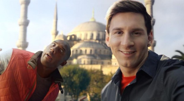 Nuevo comercial de Kobe Bryant y Lionel Messi Nuevo comercial de Kobe Bryant y Lionel Messi
