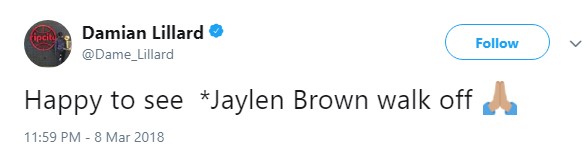 Jaylen Brown sufre una terrible caída dando el susto a los Boston Celtics