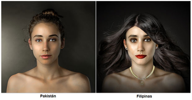 Estereotipos De Belleza En 25 Países Para Una Misma Mujer Espectacular Experimento Con