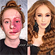 El hada madrina del maquillaje: Rusa hace sorprendentes transformaciones a mujeres con quemaduras