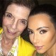 Kim Kardashian maquilló a su abuela y el resultado es sorprendente