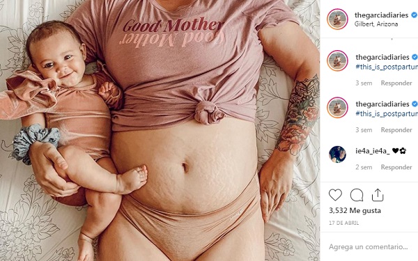 mujeres cuerpo postparto campaña