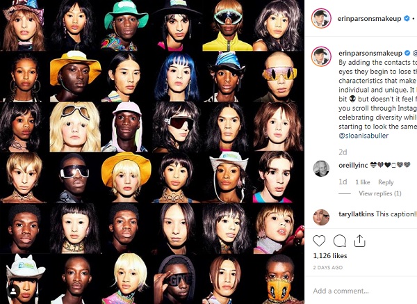 modelos con ojos de anime