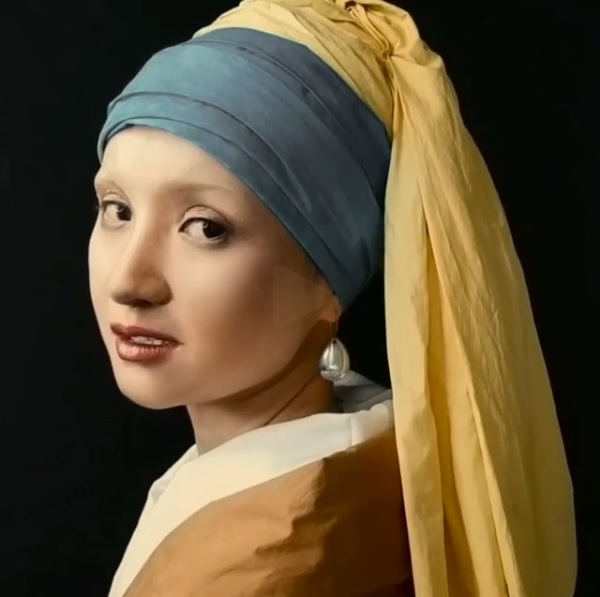 la joven de la perla maquillaje