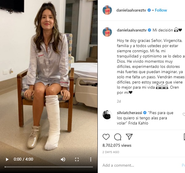 daniella alvarez miss colombia pierna