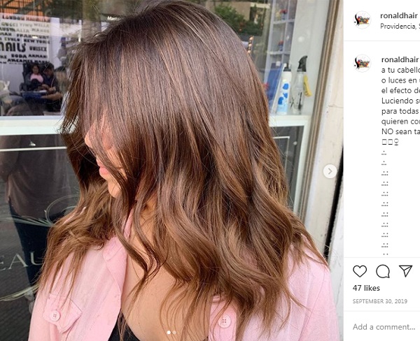 cabello color castaño espresso