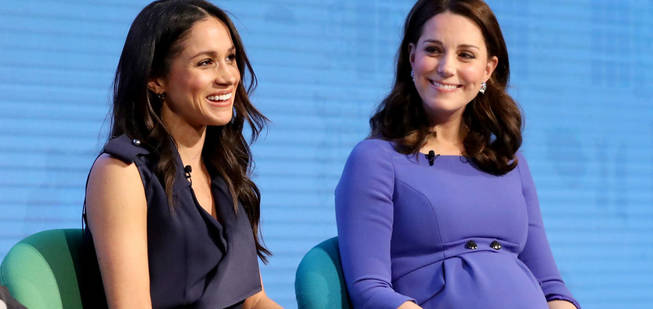 britain-s-catherine-duchess-of-cambridge-and-prince-harry-s-fiancee-meghan-markle-attend-the-first-annual-royal-foundation-forum-held-at-aviva-in-london-february-28-2018-reuters-chris-jackson-pool