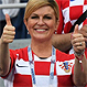 La alocada celebración de la presidenta de Croacia con jugadores: Perdió toda compostura
