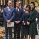 Las fotos que revelan máxima tensión entre William, Kate Middleton, Harry y Meghan Markle