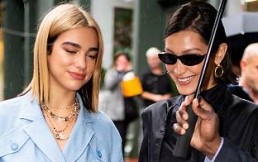 Dua Lipa y Bella Hadid comparten fotos con un estilo que parece “copiado”: ¿Lo que viene?
