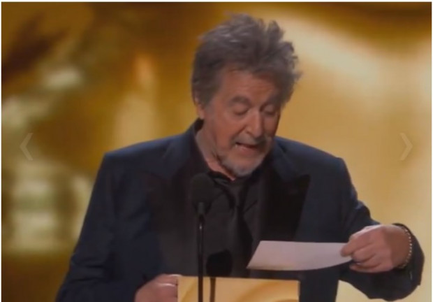 Increíble: Al Pacino anunció a Oppenheimer como la mejor película en los premios Óscar, pero omitió mencionar a las demás nominadas / www.cadena3.com