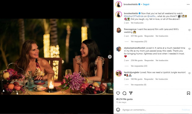 Uno de los más significativos es que Grier, una de sus hijas, dejará la casa familiar y asistirá a la universidad / www.instagram.com/brookeshields