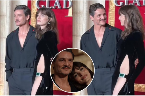Pedro Pascal asistió a la avant premiere de "Gladiador 2", pero fue su hermana Lux quien se llevó todos los flashes / www.lacuarta.com