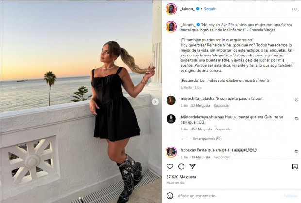 Faloon Larraguibel se postuló oficialmente para Reina de Viña / www.instagram.com/_faloon_