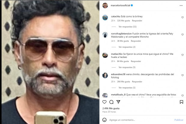 Tras borrar las imágenes junto a su joven pareja, Marcelo "Chino" Ríos sorprendió con extrañas fotos / www.instagram.com/marceloriosoficial