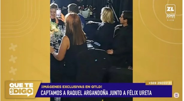 Raquel Argandoña se vio muy cerca de Félix Ureta en cumpleaños, disparando las especulaciones de una reconciliación / www.pagina7.cl
