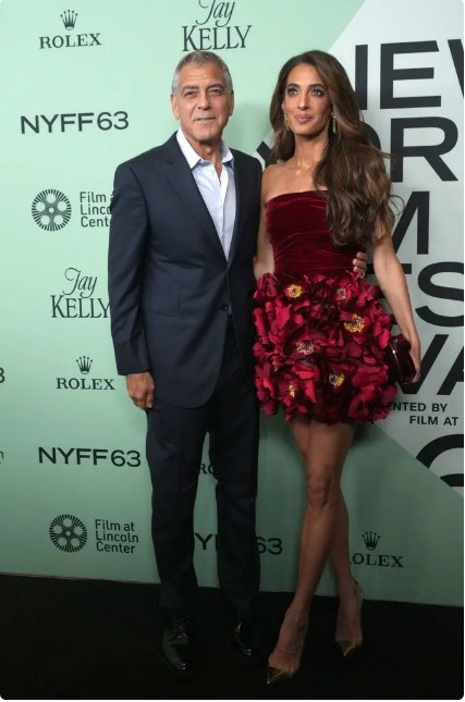 Amal Clooney eclipsó a su esposo en el Festival Internacional de Cine de Nueva York / es-us.vida-estilo.yahoo.com