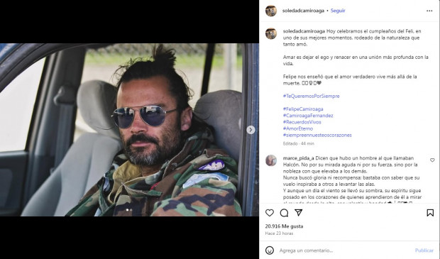 Felipe Camiroaga fue elegido en abril "Mejor Animador de la Historia de Chile" / www.instagram.com/soledadcamiroaga