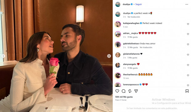 Ambos demuestran con estas fotos que están muy bien juntos / www.instagram.com/dualipa