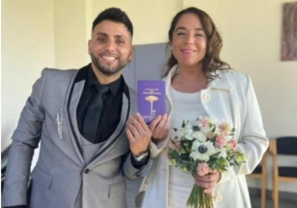 Francois Perrot, en pleno casamiento con Gerardo Rivera / tecache.cl