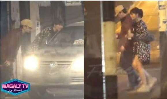 Angie Jibaja causa revuelo al deambular junto a su novio en una zona "peligrosa" de Lima / tecache.cl/