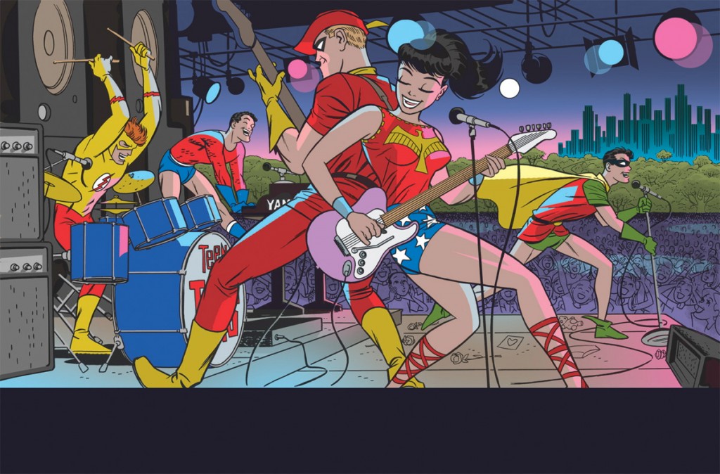 Teen Titans #5, arte de Darwyn Cooke