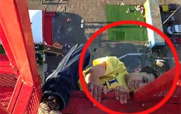 Video increíble: Jóvenes saltan al vacío a más de 50 metros sin cuerdas