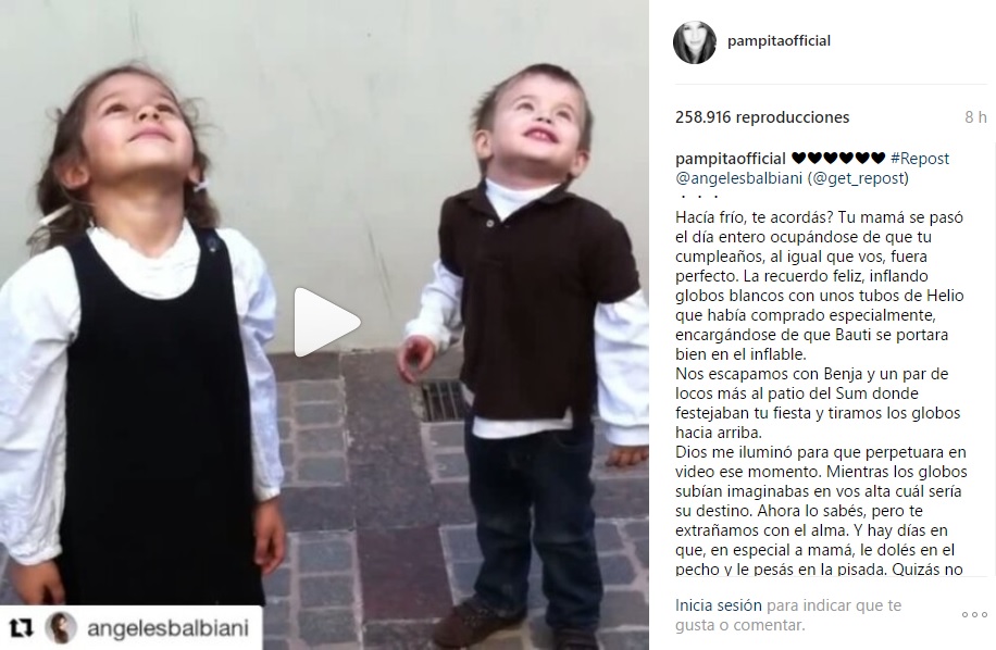 pampita-recuerdo-blanca-video