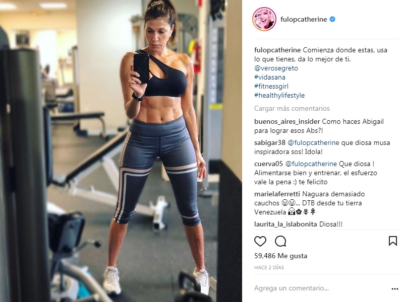 catherine fulop abdominales gimnasio