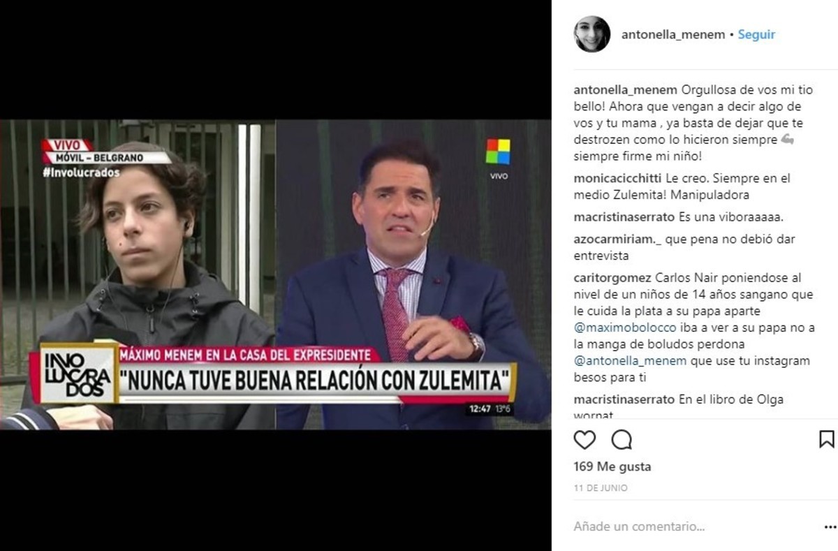 antonella menem maximo