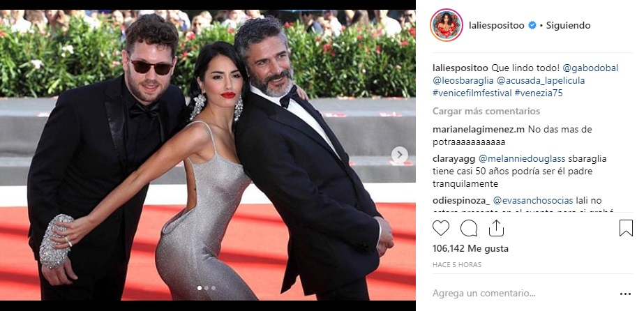 lali esposito festival de venecia 2018 acusada