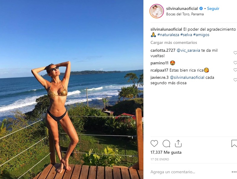 silvina luna en la playa 2019 0