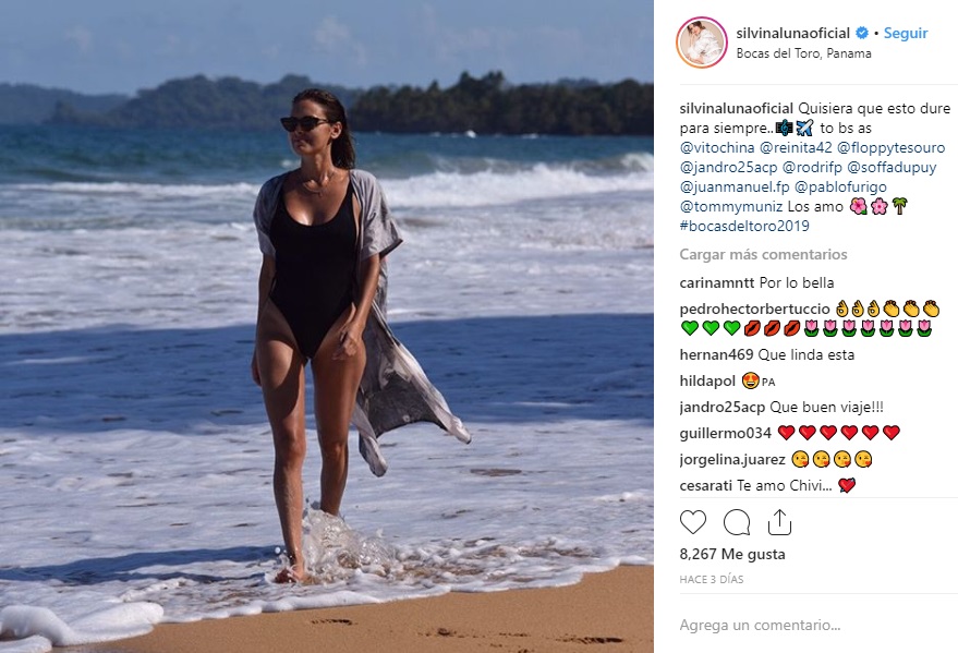 silvina luna en la playa 2019 4