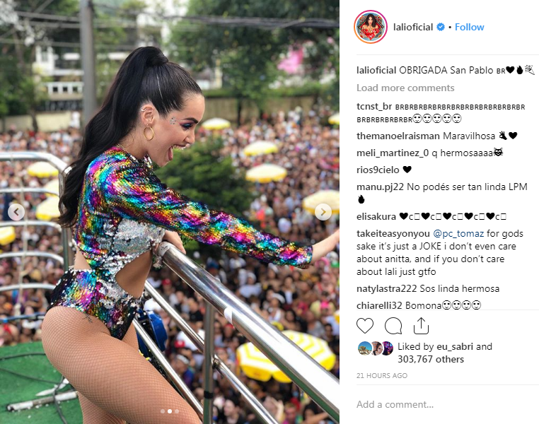 lali esposito carvanal 2019 traje