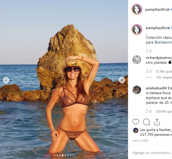 Pampita truco para salir bien en las fotos